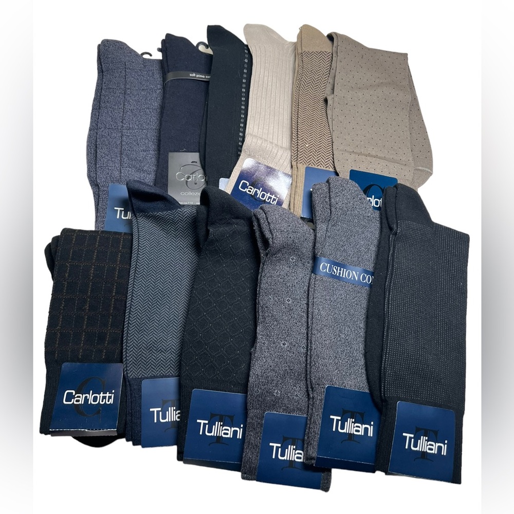 Lot 12 Pair NEW SOCKS Men’s Dress SIZE 10-13